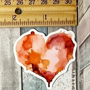 🌀10/$10🌀 Heart Love Reusable Waterproof Vinyl Sticker Decal